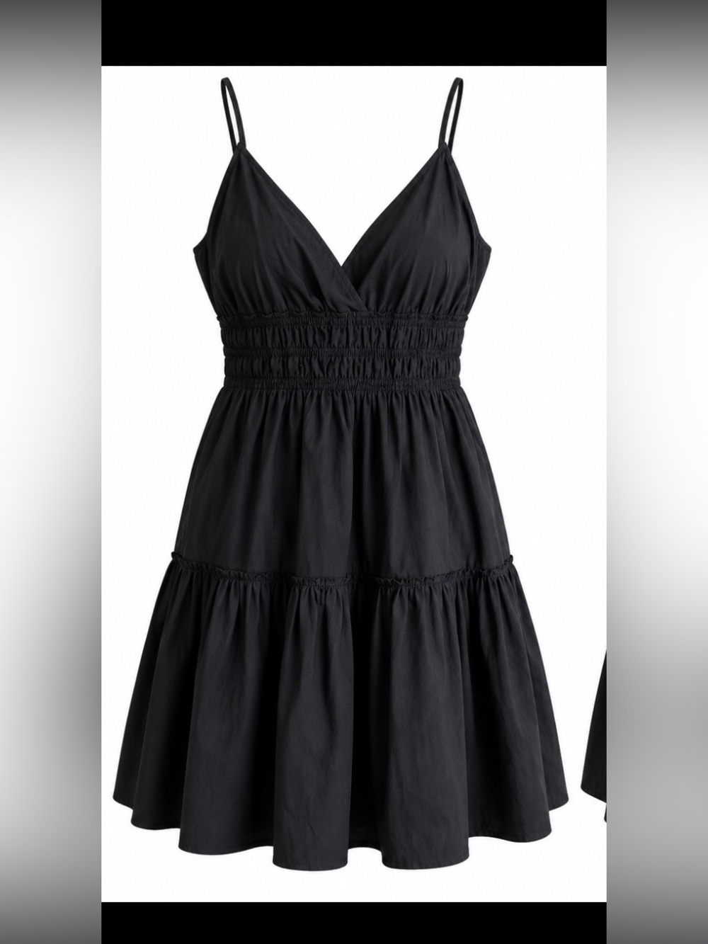 Rails Carmen Cotton Dress in Black Size XS Like New